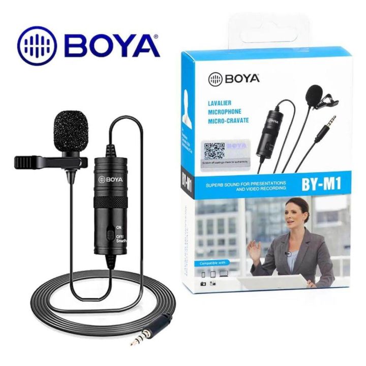 BOYA BY M1 Microphone Boya Professional Microphone For Mobile & Dslr